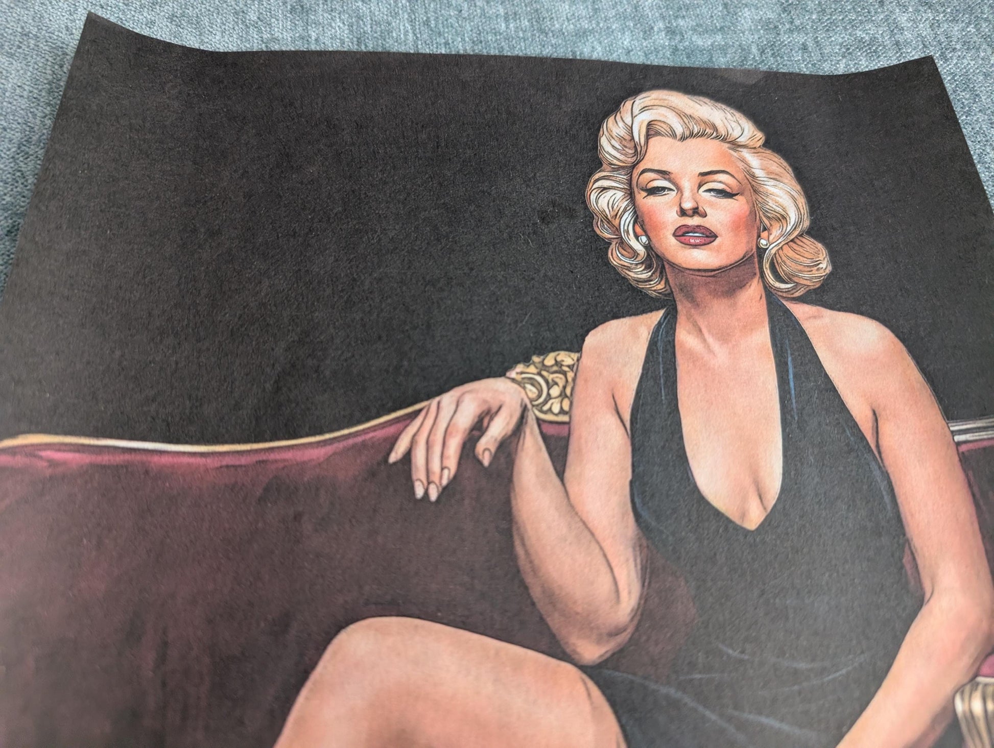 Add a touch of Old Hollywood glamour to your craft projects with this stunning Marilyn Monroe Decorative Decoupage Paper. Perfect for furniture, DIY crafts, wall art, and home decor, this vintage-inspired paper captures Marilyn’s timeless allure with rich, colorful imagery and fine detail. Whether you're embellishing picture frames, sealing onto wooden surfaces, or transforming everyday objects, this decoupage paper elevates your designs with elegance and style.