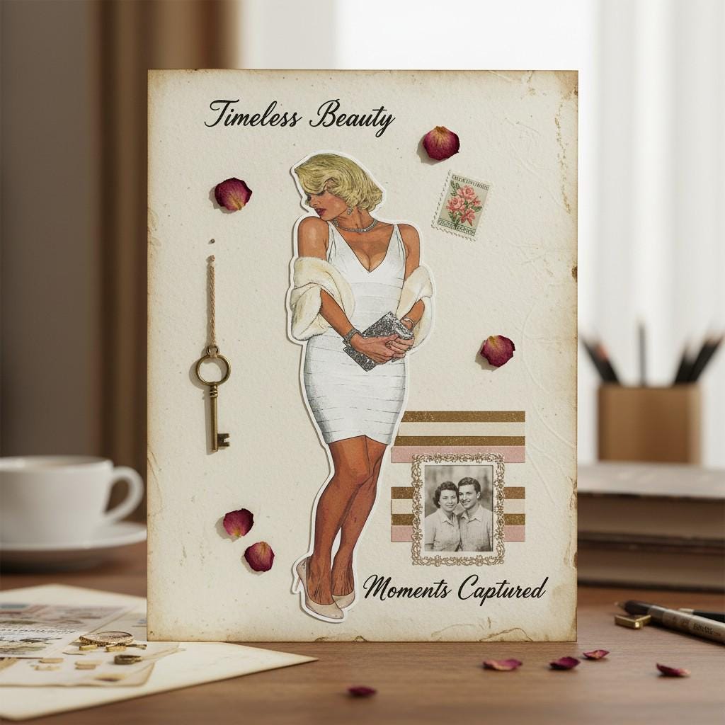 Add a touch of Old Hollywood glamour to your craft projects with this stunning Marilyn Monroe Decorative Decoupage Paper. Perfect for furniture, DIY crafts, wall art, and home decor, this vintage-inspired paper captures Marilyn’s timeless allure with rich, colorful imagery and fine detail. Whether you're embellishing picture frames, sealing onto wooden surfaces, or transforming everyday objects, this decoupage paper elevates your designs with elegance and style.