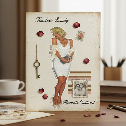 Add a touch of Old Hollywood glamour to your craft projects with this stunning Marilyn Monroe Decorative Decoupage Paper. Perfect for furniture, DIY crafts, wall art, and home decor, this vintage-inspired paper captures Marilyn’s timeless allure with rich, colorful imagery and fine detail. Whether you're embellishing picture frames, sealing onto wooden surfaces, or transforming everyday objects, this decoupage paper elevates your designs with elegance and style.