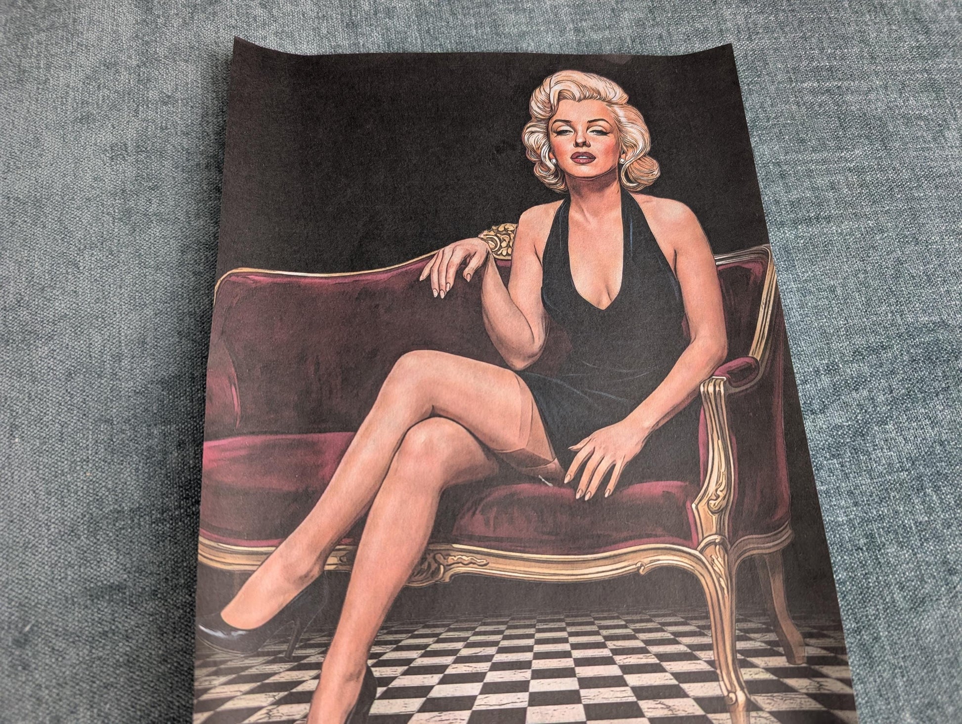 Add a touch of Old Hollywood glamour to your craft projects with this stunning Marilyn Monroe Decorative Decoupage Paper. Perfect for furniture, DIY crafts, wall art, and home decor, this vintage-inspired paper captures Marilyn’s timeless allure with rich, colorful imagery and fine detail. Whether you're embellishing picture frames, sealing onto wooden surfaces, or transforming everyday objects, this decoupage paper elevates your designs with elegance and style.