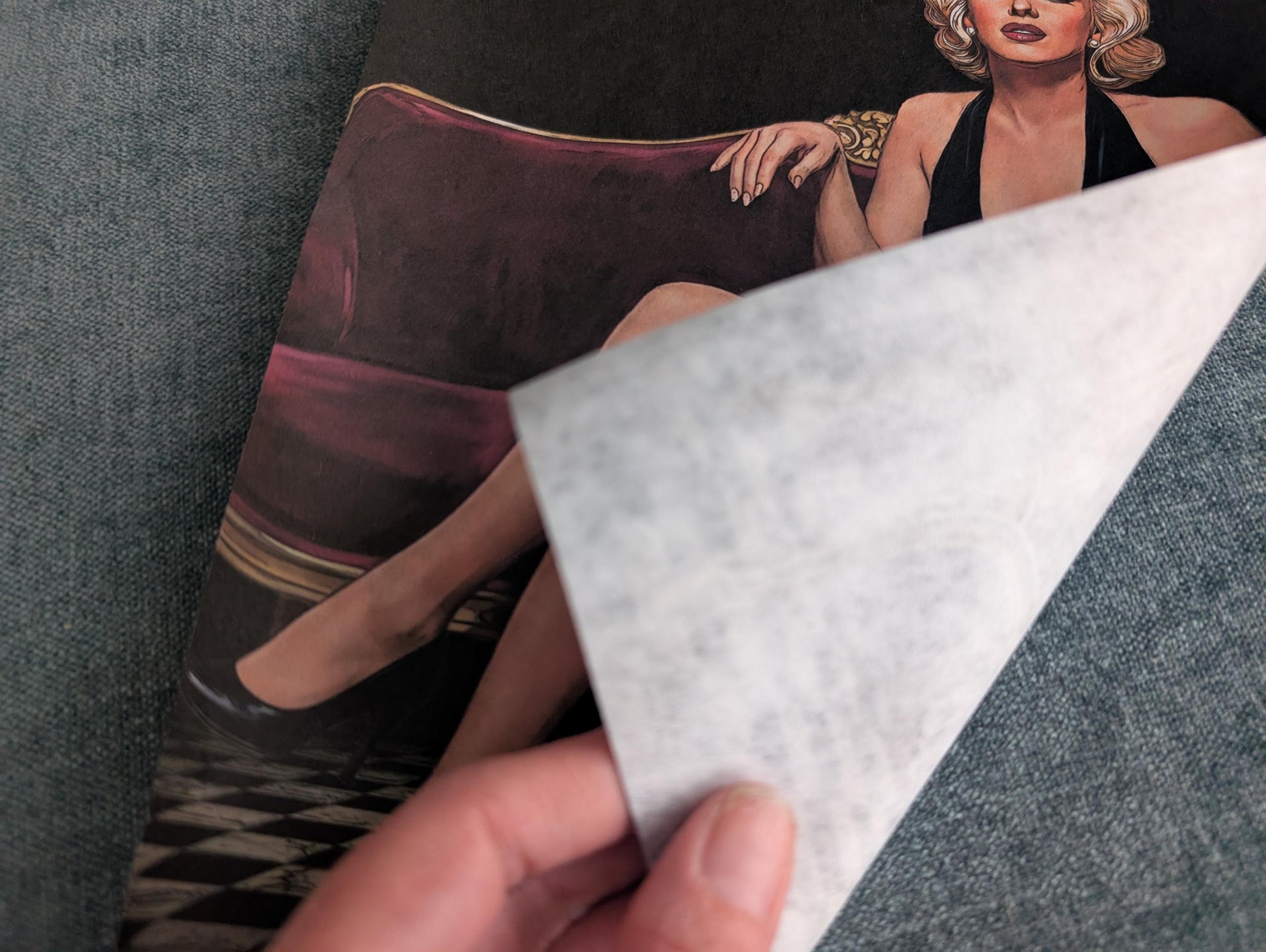 Add a touch of Old Hollywood glamour to your craft projects with this stunning Marilyn Monroe Decorative Decoupage Paper. Perfect for furniture, DIY crafts, wall art, and home decor, this vintage-inspired paper captures Marilyn’s timeless allure with rich, colorful imagery and fine detail. Whether you're embellishing picture frames, sealing onto wooden surfaces, or transforming everyday objects, this decoupage paper elevates your designs with elegance and style.