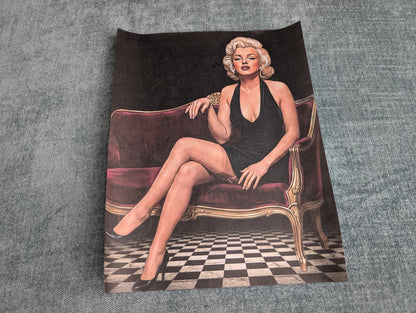 Add a touch of Old Hollywood glamour to your craft projects with this stunning Marilyn Monroe Decorative Decoupage Paper. Perfect for furniture, DIY crafts, wall art, and home decor, this vintage-inspired paper captures Marilyn’s timeless allure with rich, colorful imagery and fine detail. Whether you're embellishing picture frames, sealing onto wooden surfaces, or transforming everyday objects, this decoupage paper elevates your designs with elegance and style.