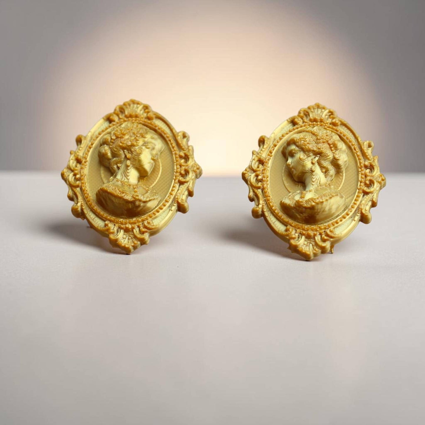 Add a touch of gothic elegance to your furniture with this stunning 3D-printed Cameo Cabinet Drawer Pull. Designed to elevate your cabinetry, this drawer knob combines vintage charm with modern craftsmanship, making it perfect for furniture hardware, wardrobe handles, kitchen hardware, and bathroom remodels. Crafted with attention to detail, this gothic-inspired drawer pull features intricate carved accents that evoke a sense of timeless sophistication.