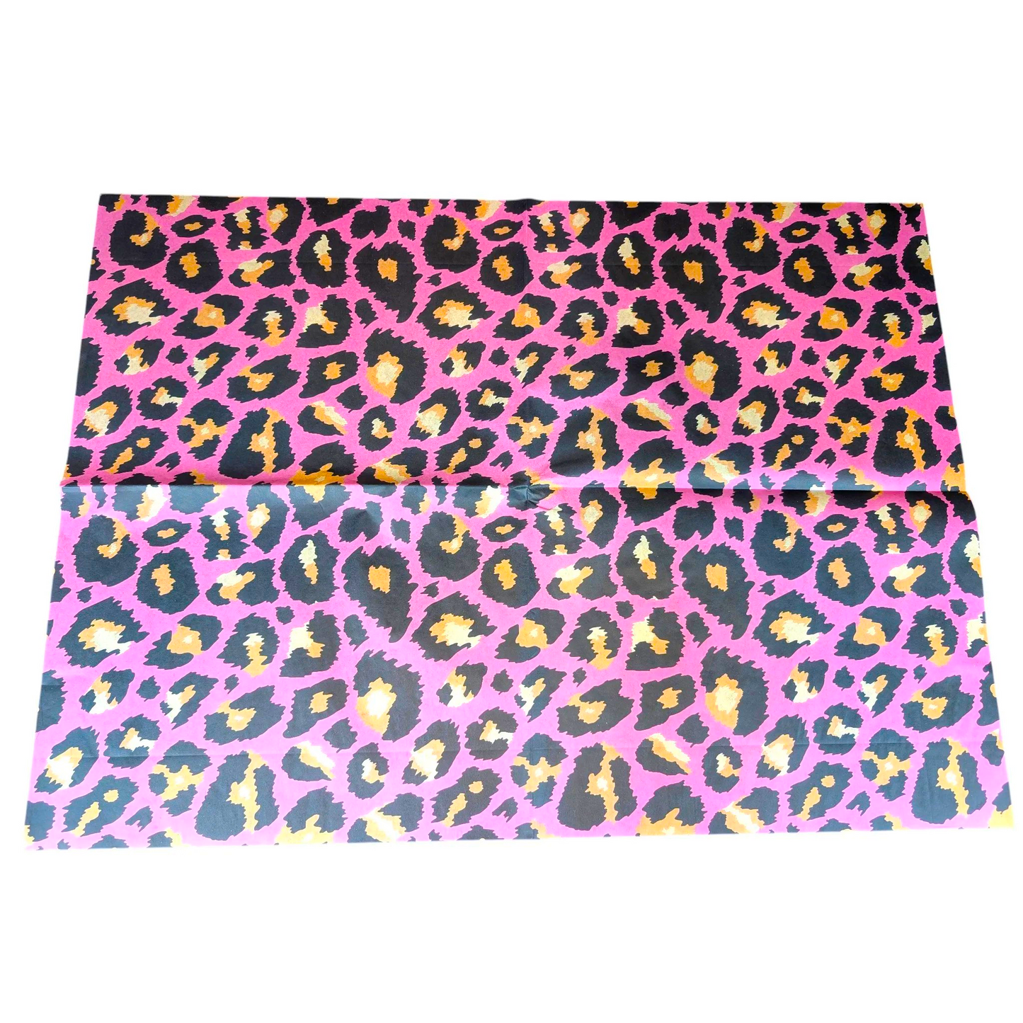 Decoupage Paper - Hot Pink Leopard  Print Tissue Paper for Furniture Upcycling and Mixed Media Art