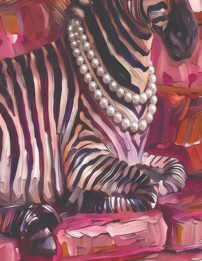 Fun Zebra Decoupage Paper for Furniture, Crafts & DIY Projects